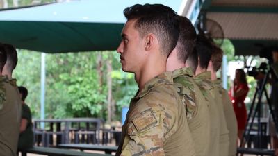 Ukraine Ambassador Vasyl Myroshnychenko welcomes ADF training commitment as first troops deploy from Darwin