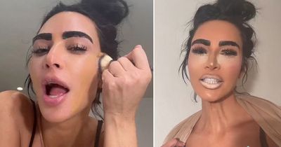 Kim Kardashian gives herself a 'British chav makeover' and leaves fans floored