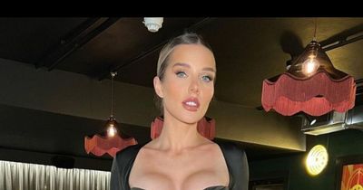 Helen Flanagan asks 'is January over yet' as she stuns in plunging black outfit after boob job