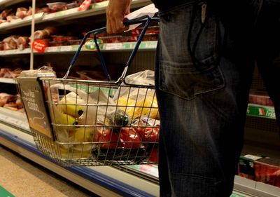 Food prices at 45-year high despite slight dip in inflation, figures show
