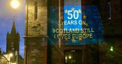 Kirkcudbright residents bring in 2023 with special European message
