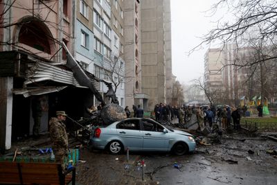 Ukraine interior minister killed in helicopter crash