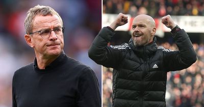 Erik ten Hag tore up Ralf Rangnick's final Man Utd XI after watching Crystal Palace loss