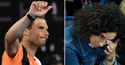 Rafael Nadal in retirement hint as wife cries in stands after Australian Open exit