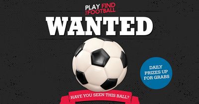 Find the footballs on the Manchester Evening News website to win cash prize, vouchers and TV worth £3,000