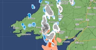 The latest Met Office hour-by-hour guide to where it's going to snow in Wales on Wednesday and Thursday