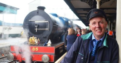 Noel Playfair: Tributes to Carrickfergus Royal Steam Train driver who was "railway hero"
