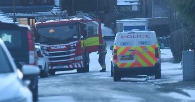 West Lothian driver crashes into garage as emergency services race to scene