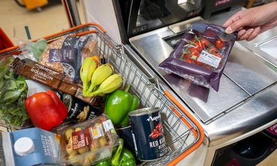 UK inflation dips but food prices rise 17% amid squeeze on low-income families