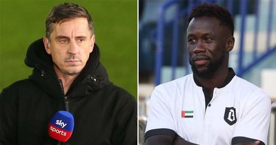 Bacary Sagna disagrees with Gary Neville over where Arsenal and Man Utd will finish