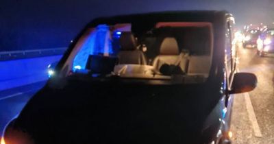 Van driver 'so intoxicated that he was physically sick' arrested after two crashes