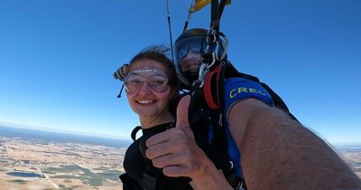 Liverpool teen jumps 15,000 feet to raise money for children's hospital