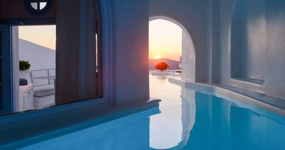 Inside the amazing Santorini hotel which has secret tunnels in guests' rooms