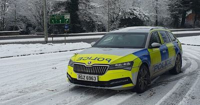 PSNI warning as snowball smashes driver's car window