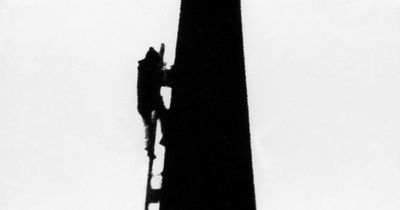 The fearless Newcastle steeplejacks perched on a 222-foot cathedral spire