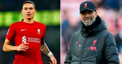 Jurgen Klopp handed Darwin Nunez injury boost ahead of vital Chelsea showdown