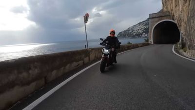 Watch A Guy Ride Italy's Amalfi Coast On His Zero SR/F World Trip