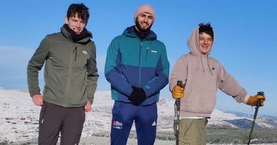 Video captures group of lads skiing in Cork as they make the most of the wintry weather