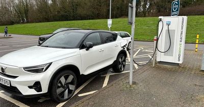 Electric car charging costs shared by man who drove Volvo over 350-mile trip