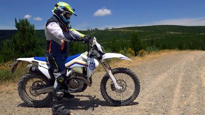 This Guy Is Transforming A Husqvarna FE 501 Into A Lightweight ADV Bike