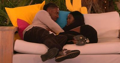 Love Island fans spot issue as Tanya and Shaq become first Islanders to kiss