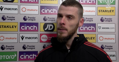 Manchester United's David de Gea makes honest admission about performance vs Crystal Palace