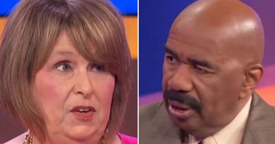 Steve Harvey left sweating as Family Feud contestant makes shock confession on show