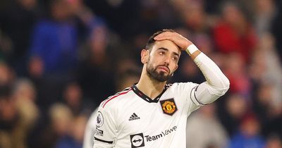 Bruno Fernandes addresses key Manchester United concern following Crystal Palace draw