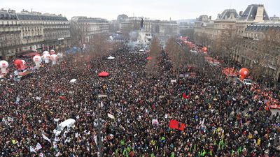 More than 1 million protest across France against Macron’s pension reform