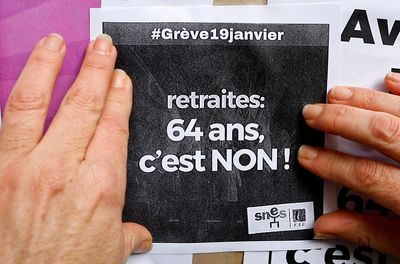 65% of high-school teachers in France attend strike against pension reform, union says