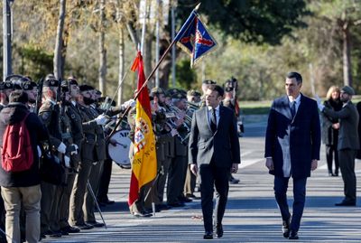 Macron, Sanchez in Barcelona to cement Franco-Spanish ties