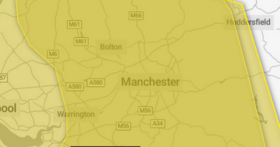 Met Office issues another weather warning covering all of Greater Manchester