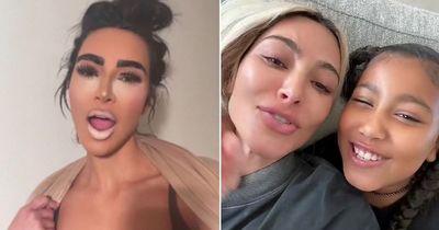 Kim Kardashian blames North West for 'British chav' makeover after losing bet