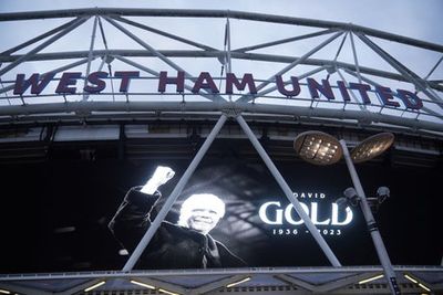 West Ham confirm tributes planned for late co-owner David Gold this weekend