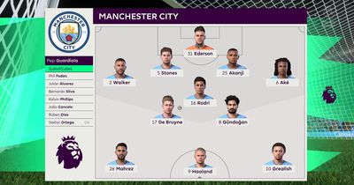 We simulated Man City vs Tottenham to get a score prediction and one striker bagged a hat-trick
