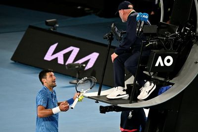 Fiery Djokovic blasts into Australian Open third round