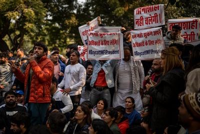 Protests in India after wrestling boss accused of sexually abusing ten women