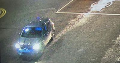 Suspected getaway car caught on CCTV as gunman flees shooting scene