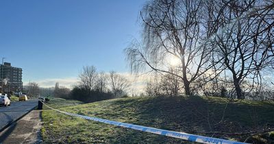 Police tape off Farnley Reservoir in Leeds after man 'grabs' woman in 'scary' early morning attack