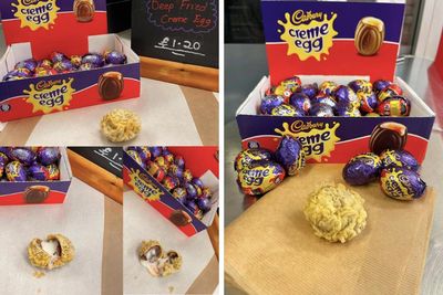 Scottish chip shop divides opinion with deep fried Creme Egg