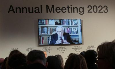 Davos day 1: China ‘passed peak Covid’; Kissinger backs Ukraine Nato membership, as first lady Zelenska seeks support – as it happened