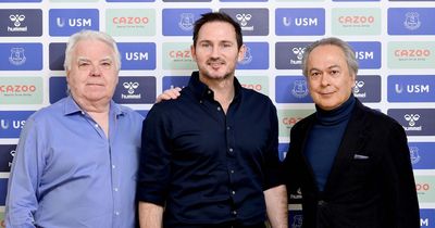 Frank Lampard makes Farhad Moshiri point as talks held with Everton's board