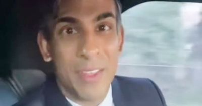 Police 'looking into' video of Rishi Sunak not wearing seatbelt as PM forced to apologise