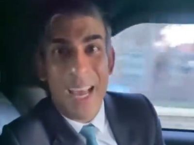Rishi Sunak says sorry after clip shows PM not wearing seatbelt