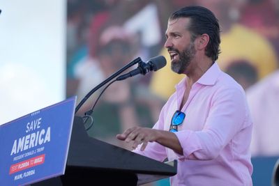 Donald Trump Jr under fire for ‘hateful’ reaction to Alec Baldwin Rust charges