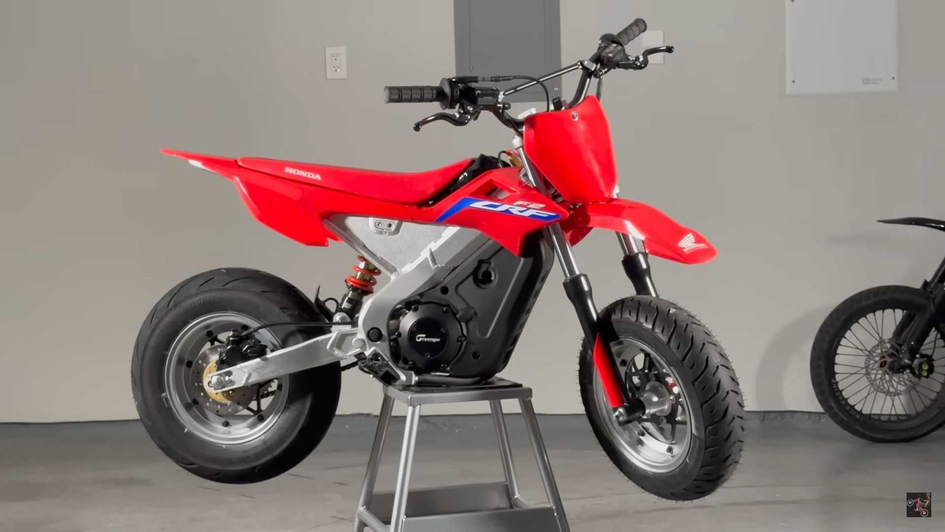 Watch This Guy Build His Own Honda CRF Electric…