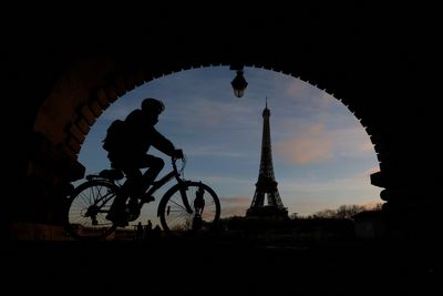 On your bike! Paris commuters take to two wheels to beat strike