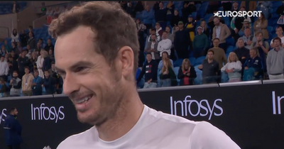 Andy Murray makes joke about his manhood and wife Kim on live TV following Aus Open epic