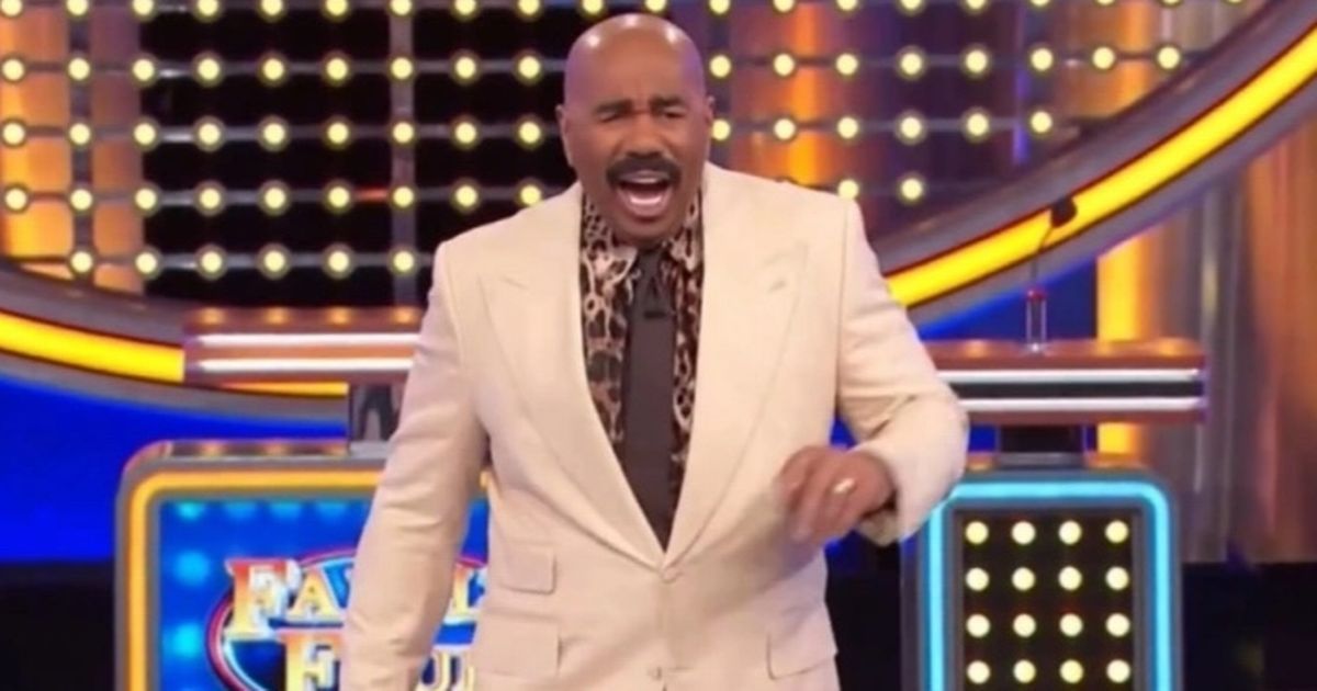 Family Feud contestant mocked by Steve Harvey over…