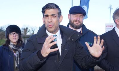Rishi Sunak hits the north to try to woo public – but only the invited